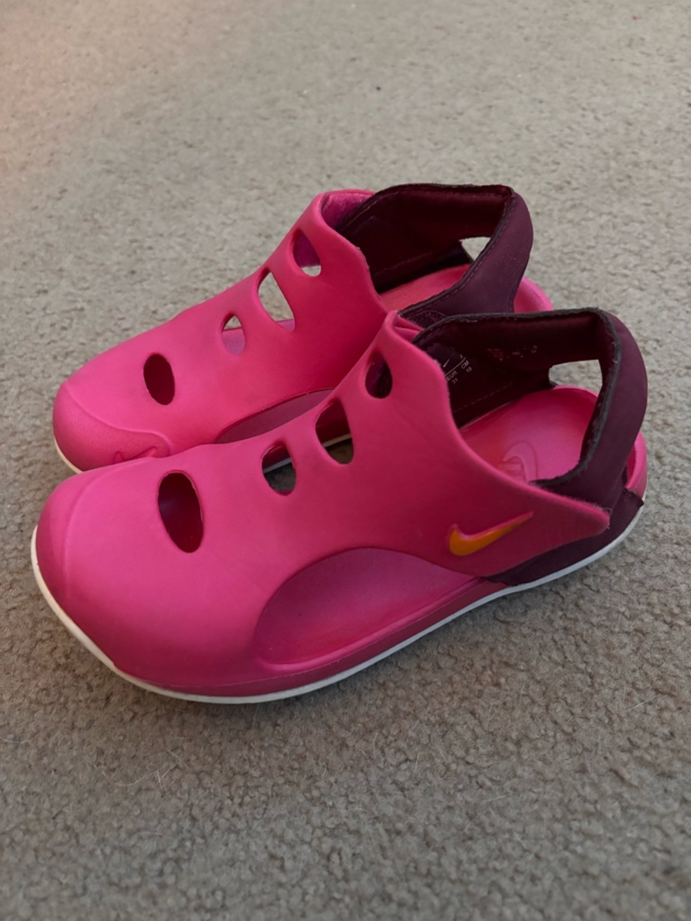 Nike Sunray Protect 3 (PS) Little Kids' Sandals Pink Prime-Sangria DH9462-602